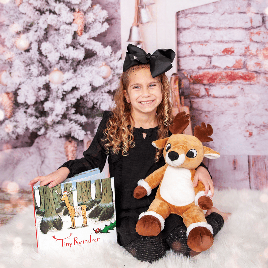 Reindeer Stuffing Kit & Book Set + Free Santa Suit